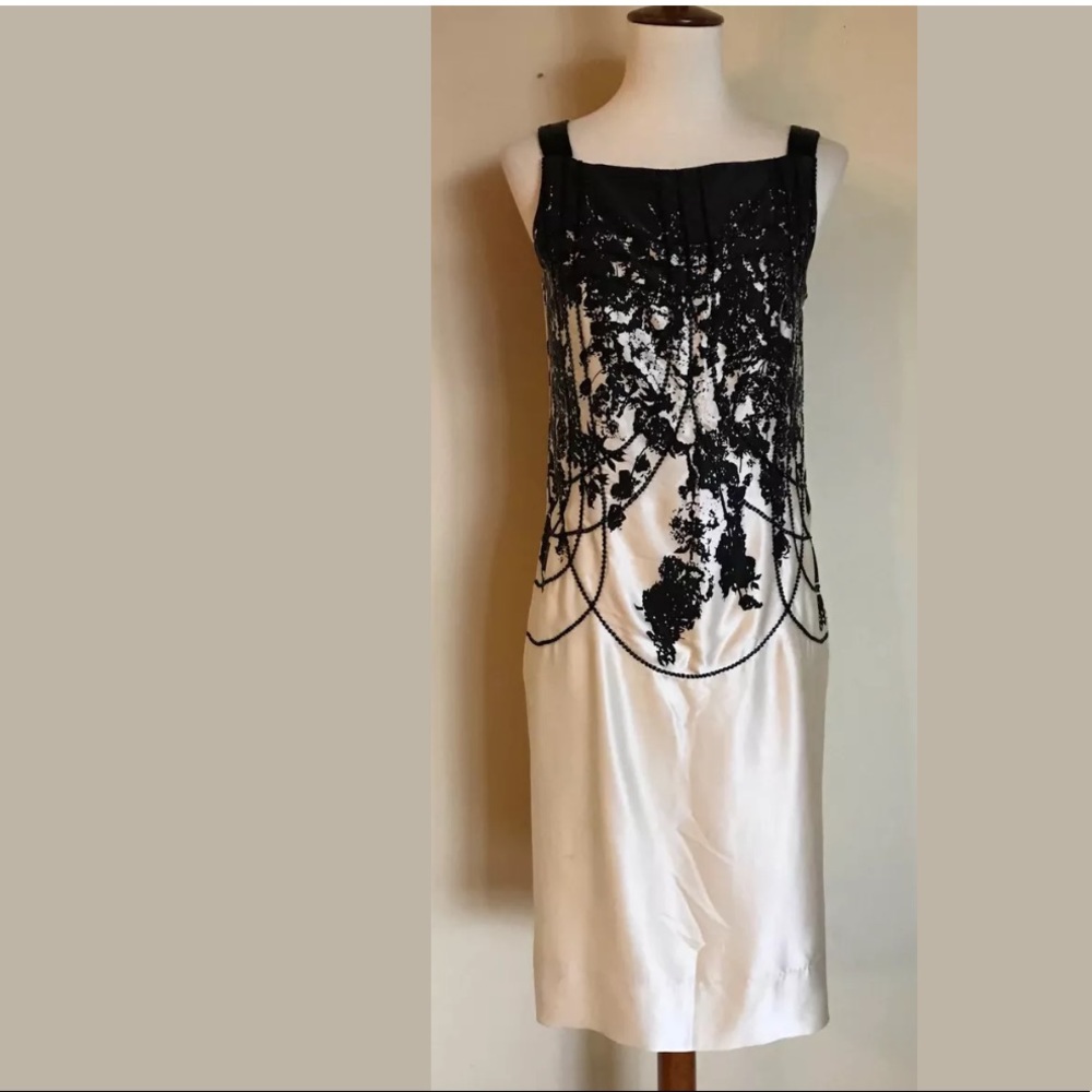 Castle Starr Silk Embellished Shift Dress